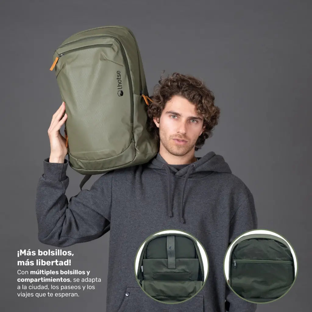 Mochila Urbana Pumori 22L Impermeable Porta Notebook